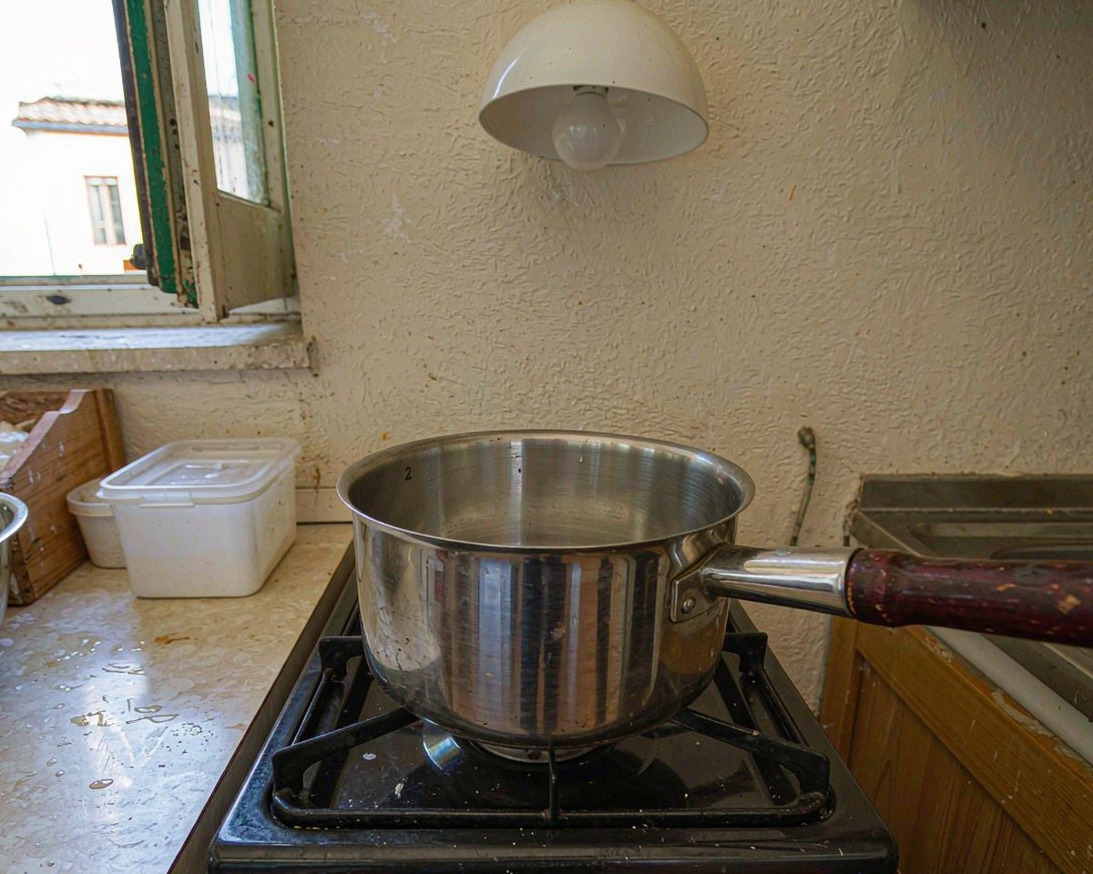 La pentola di acciaio comprata nel 2017
